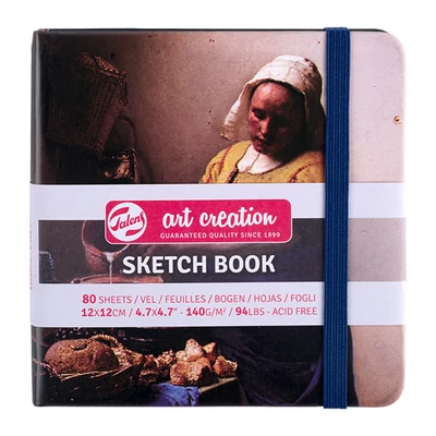 Talens Art Creation Sketch Book blok za crtanje i skiciranje, 140 g, 80 listova - 12x12 cm, The Milkmaid