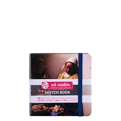 Talens Art Creation Sketch Book blok za crtanje i skiciranje, 140 g, 80 listova - 12x12 cm, The Milkmaid