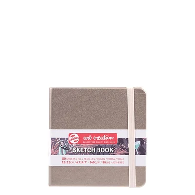 Talens Art Creation Sketch Book blok za crtanje i skiciranje, 140 g, 80 listova - 12x12 cm, boja šampanjca