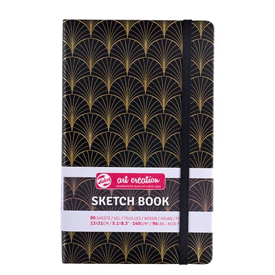 Talens Art Creation Sketch Book blok za crtanje i skiciranje, 140 g, 80 listova - 13x21 cm, Art Deco