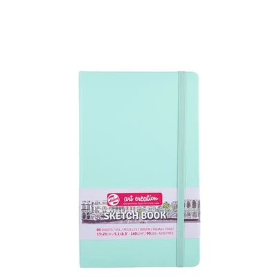 Talens Art Creation Sketch Book blok za crtanje i skiciranje, 140 g, 80 listova - 13x21 cm, mint