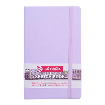Talens Art Creation Sketch Book blok za crtanje i skiciranje, 140 g, 80 listova - 13x21 cm, pastelno ljubičasta