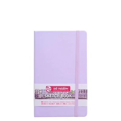 Talens Art Creation Sketch Book blok za crtanje i skiciranje, 140 g, 80 listova - 13x21 cm, pastelno ljubičasta