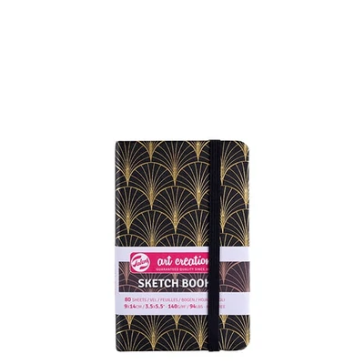 Talens Art Creation Sketch Book blok za crtanje i skiciranje, 140 g, 80 listova - 9x14 cm, Art Deco