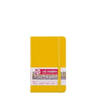 Talens Art Creation Sketch Book blok za crtanje i skiciranje, 140 g, 80 listova - 9x14 cm, zlatnožuta
