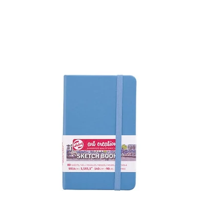 Talens Art Creation Sketch Book blok za crtanje i skiciranje, 140 g, 80 listova - 9x14 cm, svijetloplava