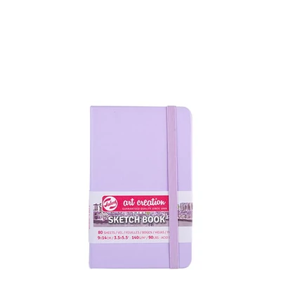 Talens Art Creation Sketch Book blok za crtanje i skiciranje, 140 g, 80 listova - 9x14 cm, pastelno ljubičasta