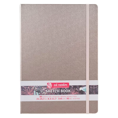 Talens Art Creation Sketch Book blok za crtanje i skiciranje, 140 g, 80 listova - A4, boja šampanjca