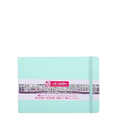 Talens Art Creation Sketch Book blok za crtanje i skiciranje, 140 g, 80 listova - A5 pejzaž, mint