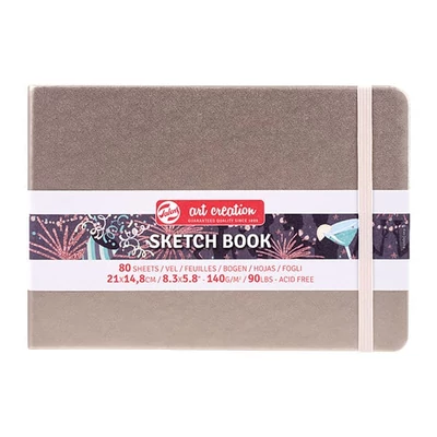 Talens Art Creation Sketch Book blok za crtanje i skiciranje, 140 g, 80 listova - A5 pejzaž, boja šampanjca