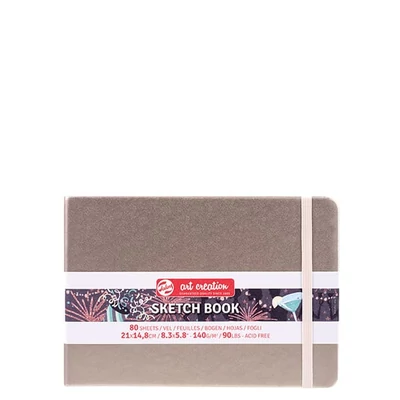 Talens Art Creation Sketch Book blok za crtanje i skiciranje, 140 g, 80 listova - A5 pejzaž, boja šampanjca