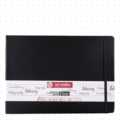 Talens Art Creation Sketch Book bilježnica s točkastom mrežom, 80 g - A4, pejzaž