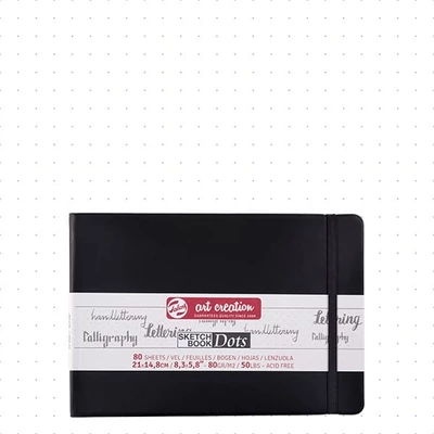 Talens Art Creation Sketch Book bilježnica s točkastom mrežom, 80 g - A5, pejzaž