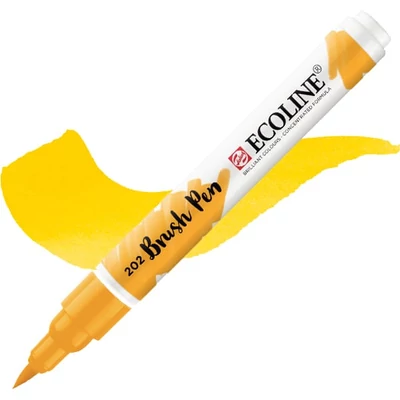 Talens Ecoline Brush Pen akvarel kist olovka - 202, tamno žuta