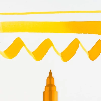 Talens Ecoline Brush Pen akvarel kist olovka - 202, tamno žuta
