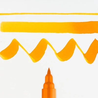 Talens Ecoline Brush Pen akvarel kist olovka - 236, svijetlo narančasta