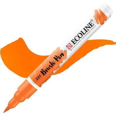 Talens Ecoline Brush Pen akvarel kist olovka - 237, duboko narančasta