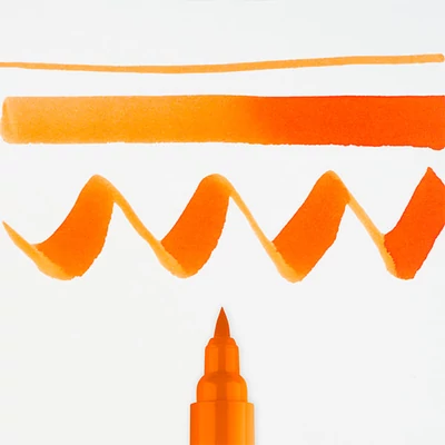 Talens Ecoline Brush Pen akvarel kist olovka - 237, duboko narančasta