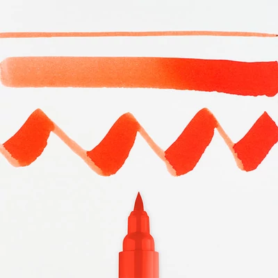 Talens Ecoline Brush Pen akvarel kist filc - 311, cinober