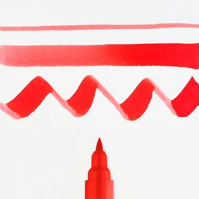 Talens Ecoline Brush Pen akvarel kist olovka - 334, grimizna