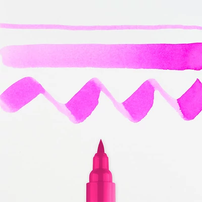 Talens Ecoline Brush Pen akvarel kist pen - 350, fuksija