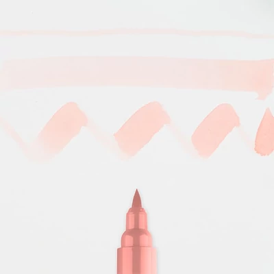 Talens Ecoline Brush Pen akvarel kist olovka - 381, pastelno crvena