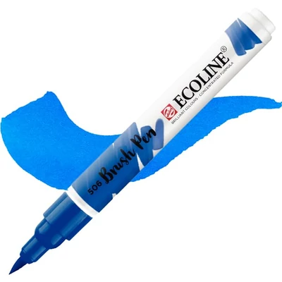 Talens Ecoline Brush Pen akvarel kist pen - 506, ultramarin dubok