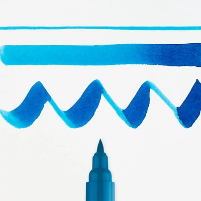 Talens Ecoline Brush Pen akvarel kist pen - 508, prusko plava
