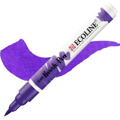 Talens Ecoline Brush Pen akvarel kist pen - 548, plavo ljubičasta