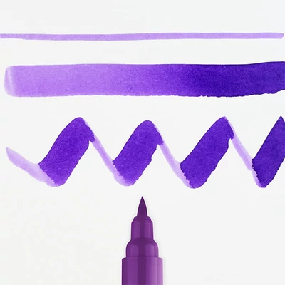 Talens Ecoline Brush Pen akvarel kist pen - 548, plavo ljubičasta