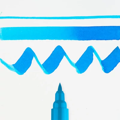 Talens Ecoline Brush Pen akvarel kist pen - 578, nebesko plava cijan