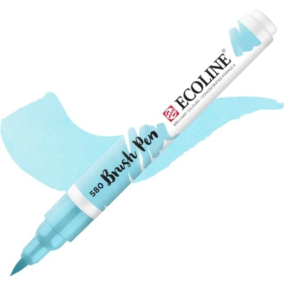 Talens Ecoline Brush Pen akvarel kist olovka - 580, pastelno plava