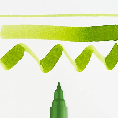 Talens Ecoline Brush Pen akvarel kist pen - 657, brončano zelena