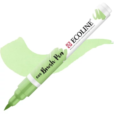 Talens Ecoline Brush Pen akvarel kist olovka - 666, pastelno zelena
