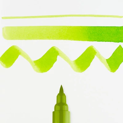 Talens Ecoline Brush Pen akvarel kist pen - 676, travnato zelena