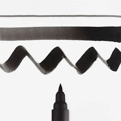 Talens Ecoline Brush Pen akvarel kist filc - 700, crni