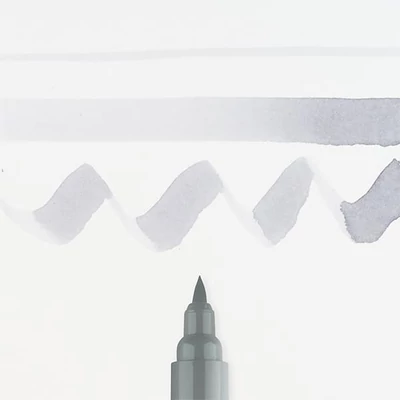 Talens Ecoline Brush Pen akvarel kist pen - 704, siva