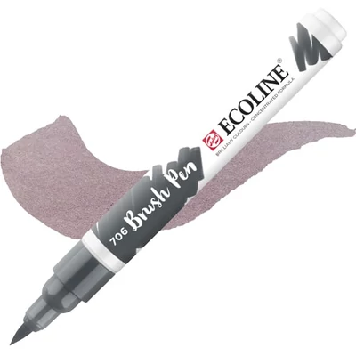 Talens Ecoline Brush Pen akvarel kist olovka - 706, duboko siva