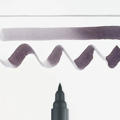 Talens Ecoline Brush Pen akvarel kist olovka - 706, duboko siva