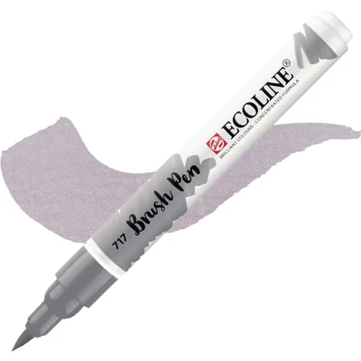 Talens Ecoline Brush Pen akvarel kist pen - 717, hladno siva