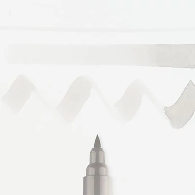 Talens Ecoline Brush Pen akvarel kist pen - 728, toplo sivo svijetlo