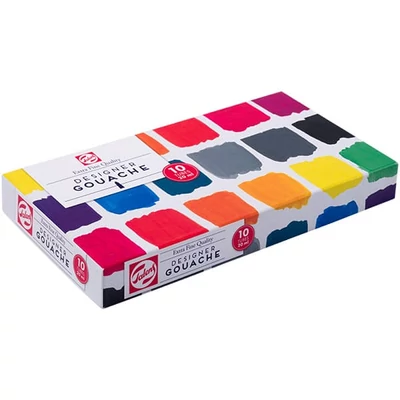 Talens Extra Fine set gvaš boja - 10x20 ml, osnovni set