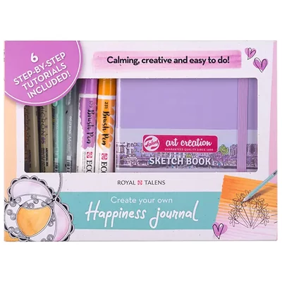 Set za crtanje Talents Art Creation Happiness Journal, 7 dijelova