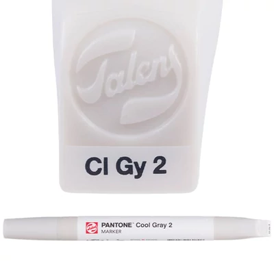 Talens Pantone dvostrani kist filc - cool gray 2