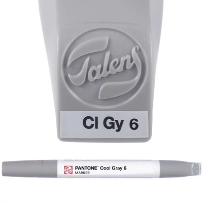 Talens Pantone dvostrani kist filc - cool gray 6
