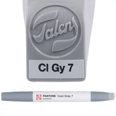 Talens Pantone dvostrani kist filc - cool gray 7