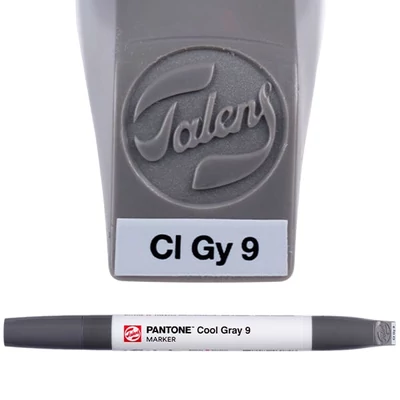 Talens Pantone dvostrani kist filc - cool gray 9