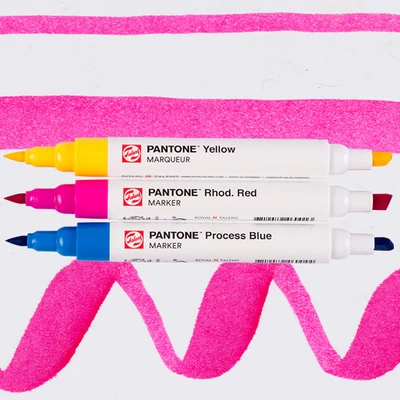 Talens Pantone dvostrani filc set - 3 kom, Primary