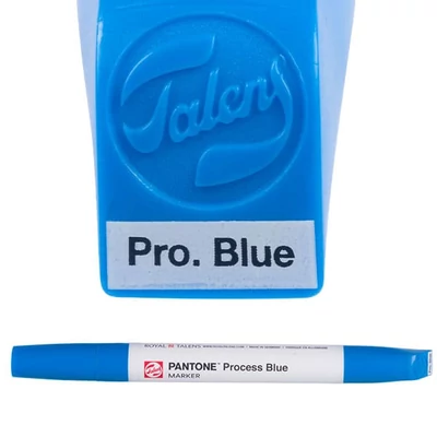 Talens Pantone dvostrani kist filc - process blue