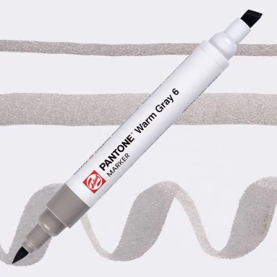 Talens Pantone dvostrani kist filc - warm gray 6